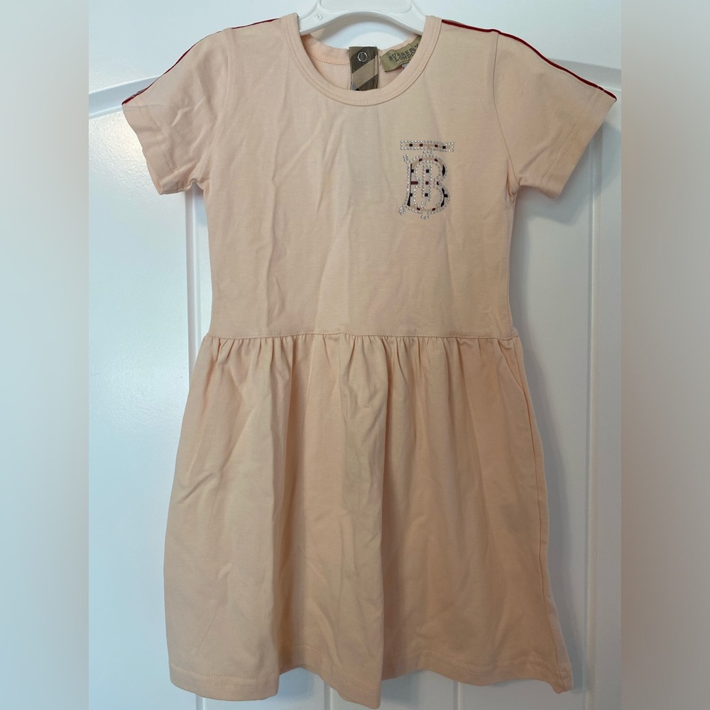 REAL Burberry Dress in Peach